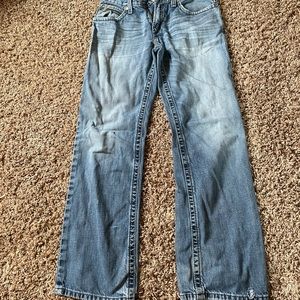 Men’s Ariat jeans size 30 X 32 low rise boot good condition